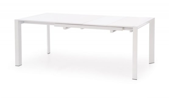 Rozkládací jídelní stůl STANFORD XL 130(250)x80 bílý