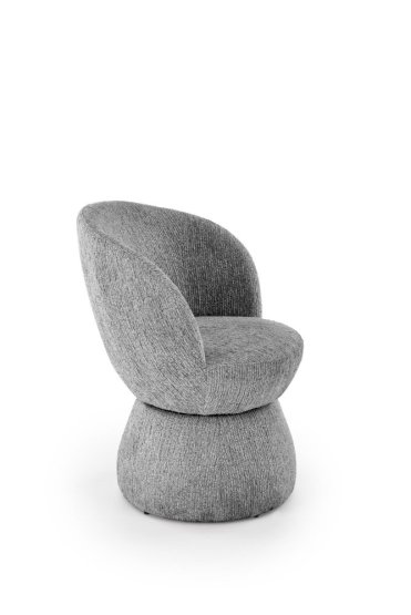 Otočné jedálenské kreslo K581 sivá