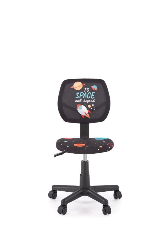 Dětská otočná židle BINGO černá