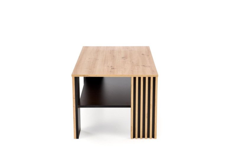 Konferenční stolek FEMINA dub artisan/černý