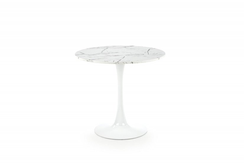 Okrúhly jedálenský stôl DENVER 80 biely