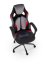 Herné kreslo JENSEN čierne/sivé