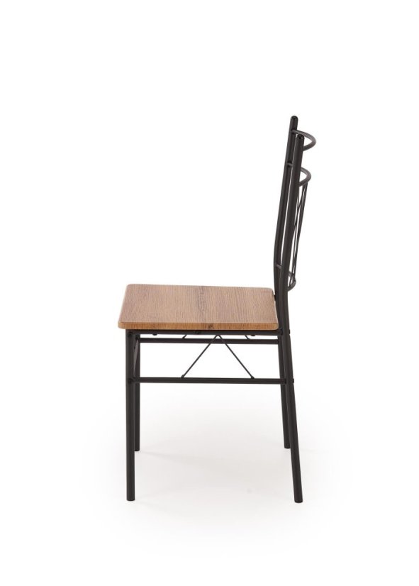 Jedálenský set 4+1 FAUST dub prírodný/čierna