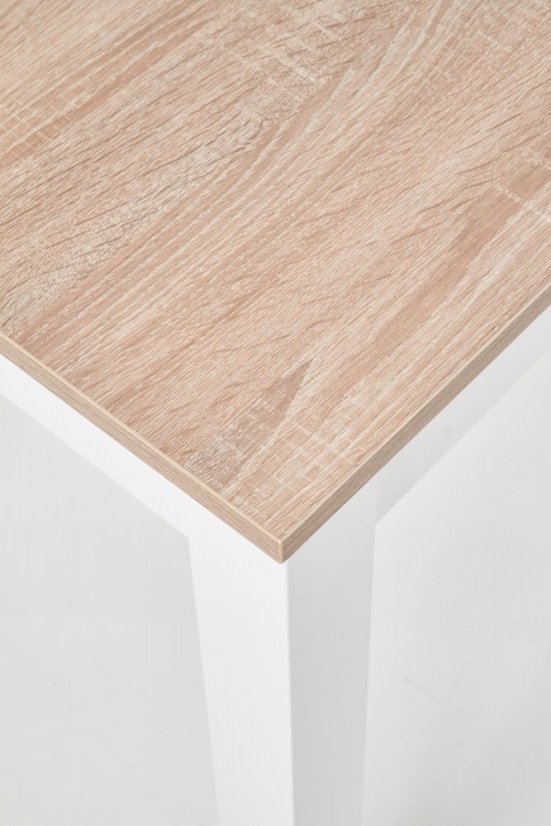 Jedálenský stôl KSAWERY 120x68 dub sonoma/biely
