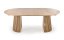 Okrúhly rozkladací jedálenský stôl FARGO 120(210)x120 prírodný