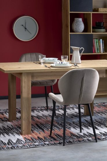 Rozkladací jedálenský stôl BAGIO 120(160)x80 dub artisan