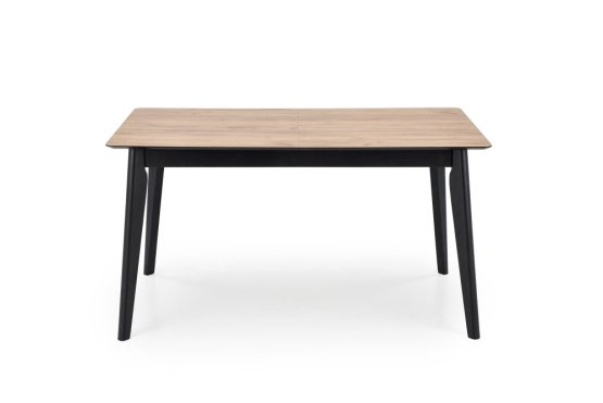 Rozkládací jídelní stůl GULIAN 140(180)x80 dub wotan/černý