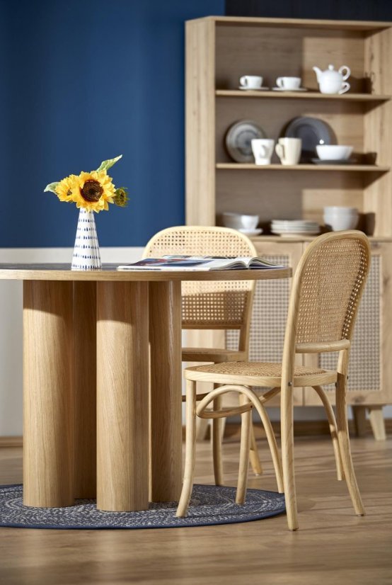 Kulatý jídelní stůl ELEFANTE ø 120 dub