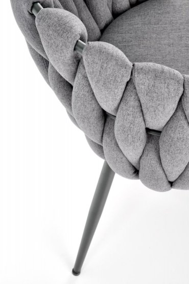 Jedálenská stolička / kreslo K516 sivá