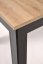 Rozkladací jedálenský stôl GIZMO 120(160)x75 dub artisan / čierna