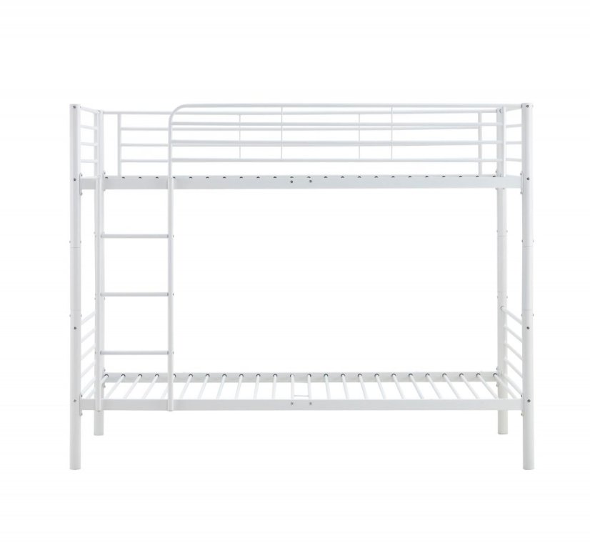 Patrová postel BUNKY s možností dvou samostatných postelí - bílá
