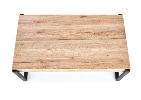 Konferenčný stolík CAPRI dub san remo/čierny