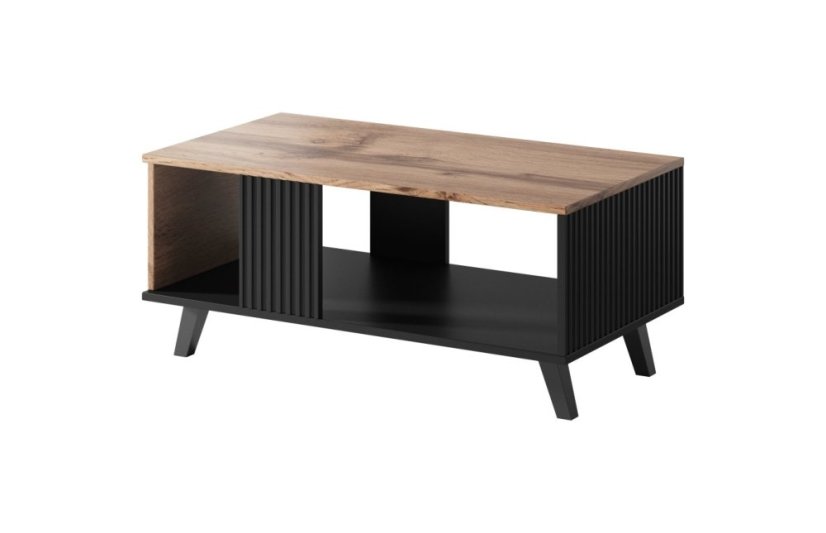 Konferenční stolek RANDOM dub wotan/černý