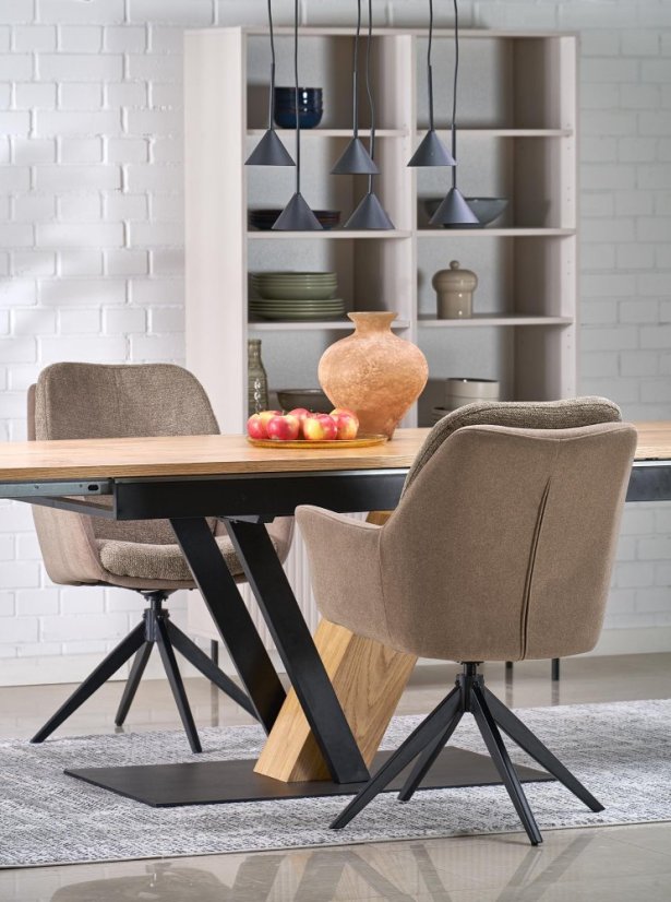 Jídelní křeslo K591 hnědá