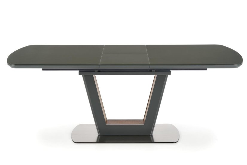 Rozkládací jídelní stůl BILOTTI 160(200)x90 antracit mat/ořech