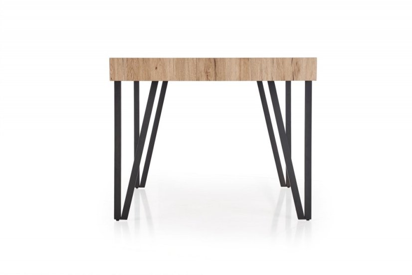 Jedálenský stôl YOHANN 170x90 dub san remo/čierny