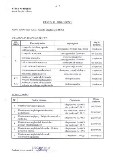 Kancelárska stolička MACAR čierna