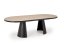 Rozkladací jedálenský stôl GIACOMO 180(240)x100 prírodný/čierny