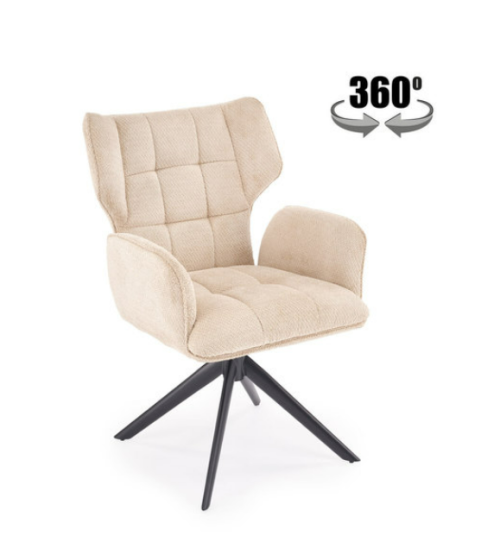 Jídelní židle / křeslo K601 béžová