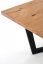 Rozkladací jedálenský stôl MASSIVE 160(250)x90 dub svetlý/čierna