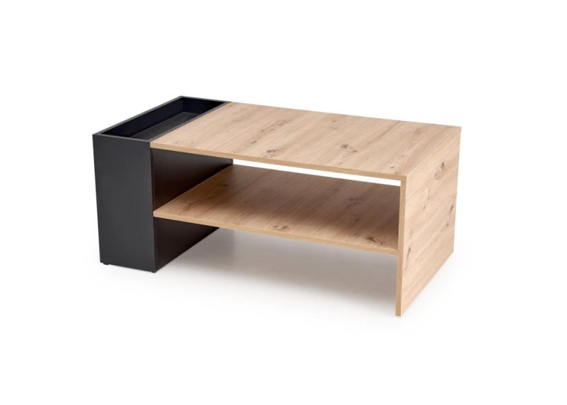 Konferenčný stolík MURCIA dub artisan/čierna
