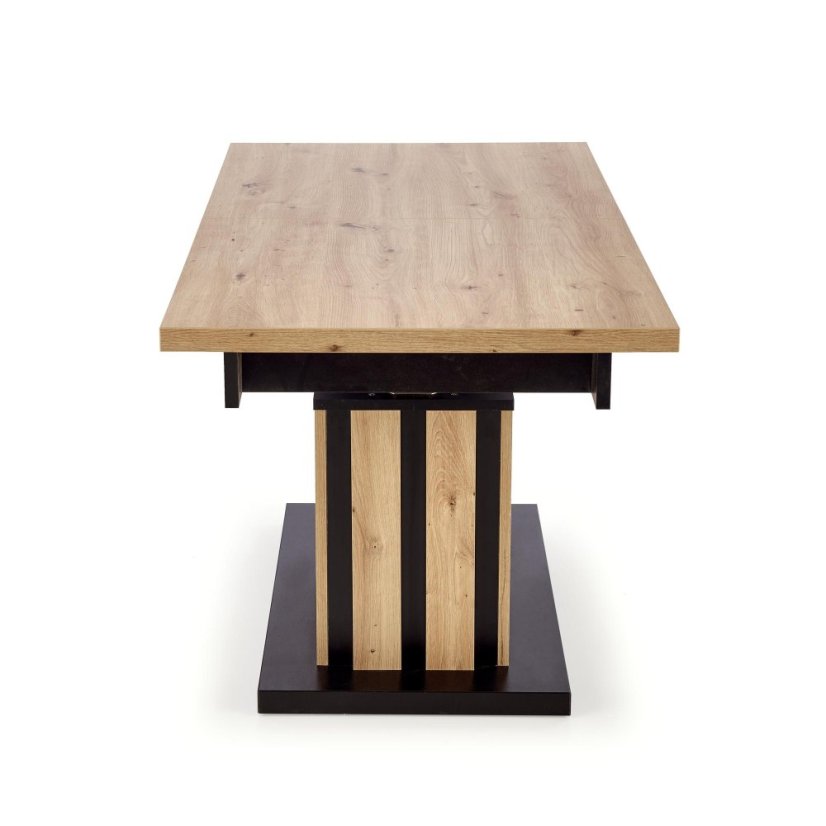 Konferenčný stolík BARETTI dub artisan/čierny