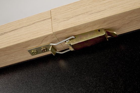Rozkladací jedálenský stôl BAGIO 120(160)x80 dub artisan/čierny