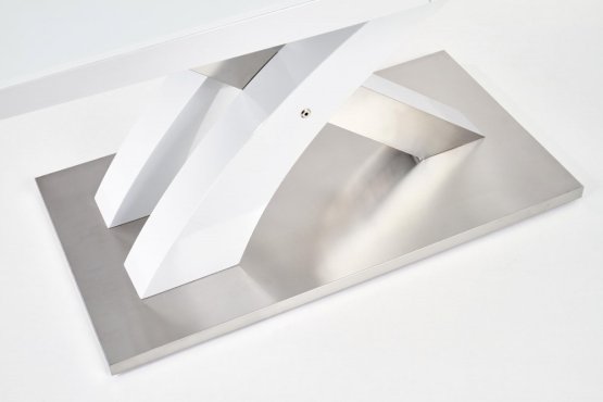 Rozkladací jedálenský stôl SANDOR 2 160(220)x90 biely
