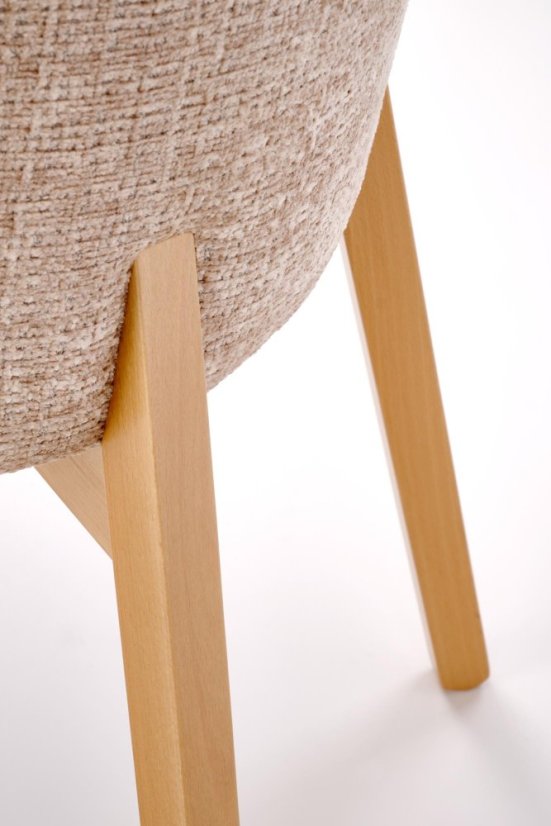 Jídelní židle BASSO dub přírodní/béžová