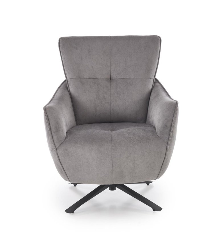 Otočné křeslo SCAMPI šedé