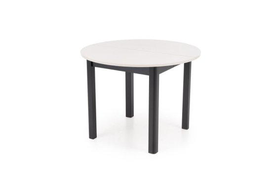 Rozkladací jedálenský stôl RINGO 102(142)x102 kašmír/čierna
