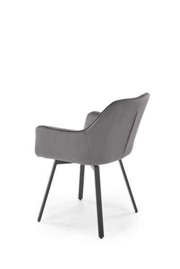 Jídelní židle / křeslo K588 šedá