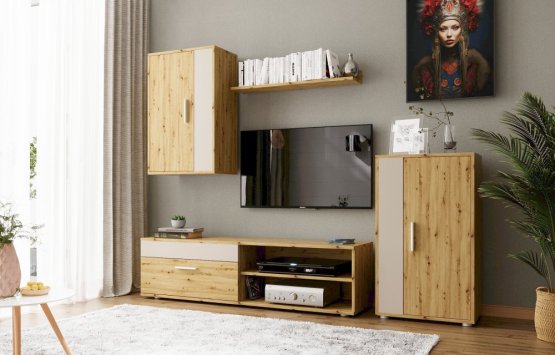 Obývací sestava BENSON dub artisan/kašmír