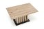 Rozkladací jedálenský stôl LAMELLO 160(210)x90 dub artisan/čierny