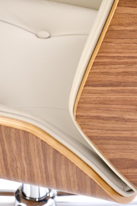 Kancelárska stolička WEBSTER orech/béžová