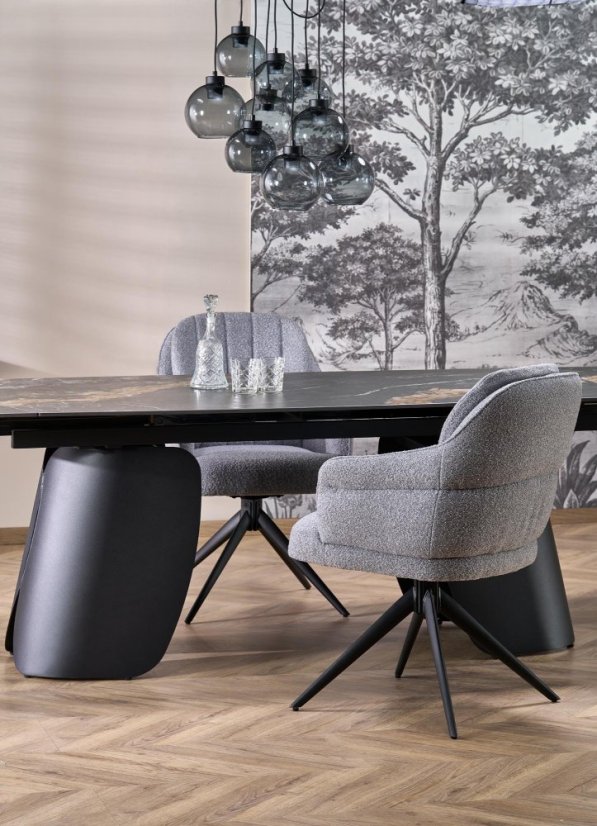 Jedálenské kreslo K570 sivá