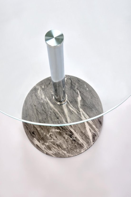 Konferenční stolek ARIANA šedý mramor/sklo