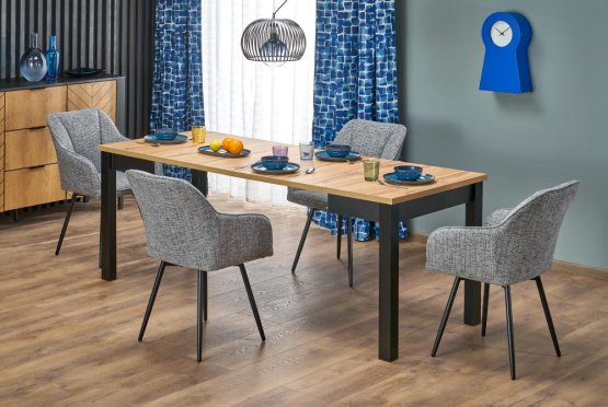 Jedálenská stolička / kreslo K576 sivá