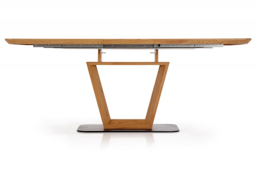 Rozkládací jídelní stůl BLACKY 160(220)x90 dub zlatý