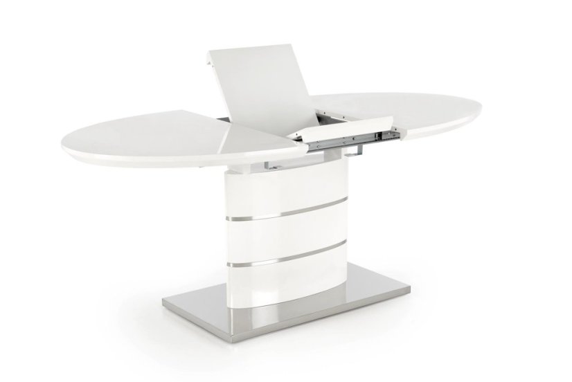 Rozkládací jídelní stůl ASPEN 140(180)x90 bílý