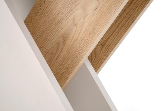 Rozkládací jídelní stůl XARELTO 130(175)x85 kašmír/dub cremona