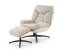 Čalouněné křeslo s podnožkou KRONOS béžové