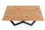 Rozkladací jedálenský stôl MASSIVE 160(250)x90 dub svetlý/čierna
