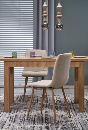 Rozkladací jedálenský stôl GIZMO 120(160)x75 dub artisan