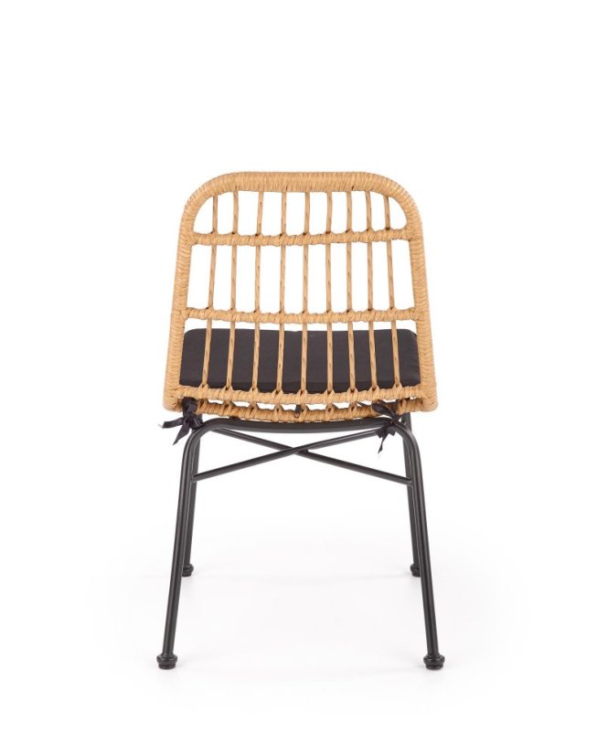 Židle K401 černá/přírodní