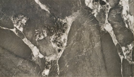 Rozkladací jedálenský stôl FELIX 141(201)x81 sivý mramor/čierna
