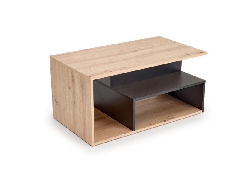 Konferenčný stolík IVA dub artisan/čierna