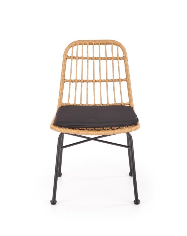 Židle K401 černá/přírodní