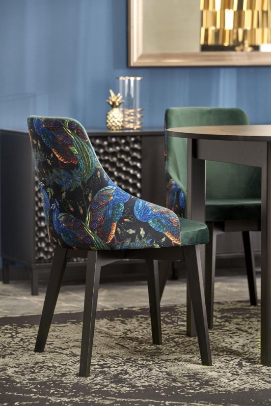 Rozkládací jídelní stůl RINGO 102(142)x102 černý