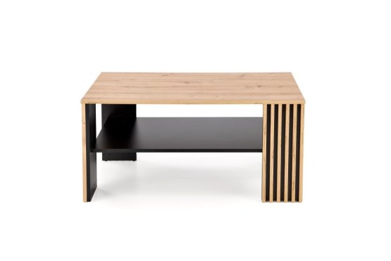 Konferenčný stolík FEMINA dub artisan/čierny